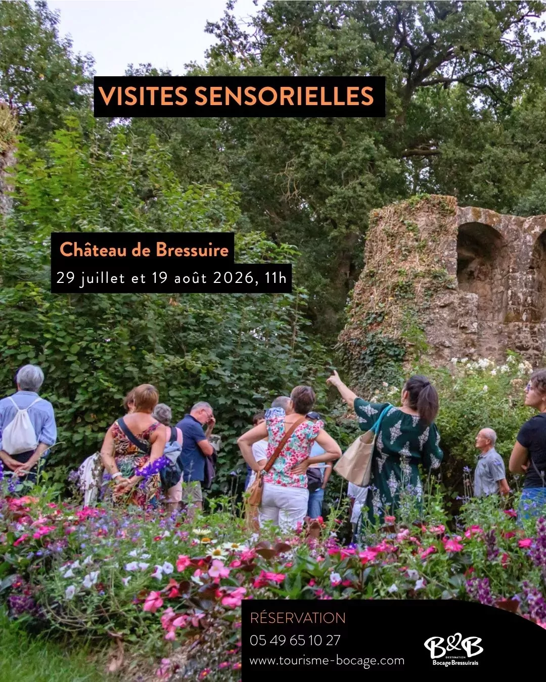 Affiche visite sensorielle