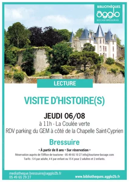 Affiche visite d'histoire