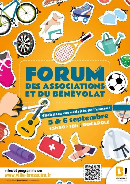 Affiche forum des associations et du bénévolat