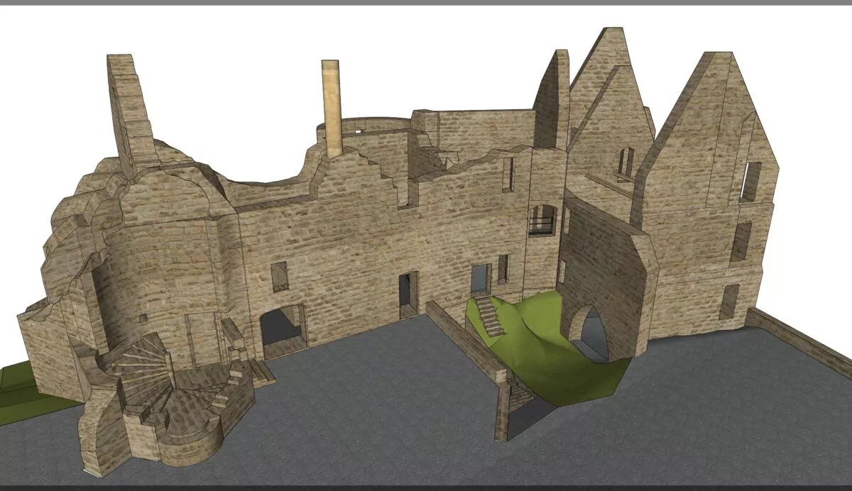 Château de Bressuire - Projet final - © Cabinet Nigues