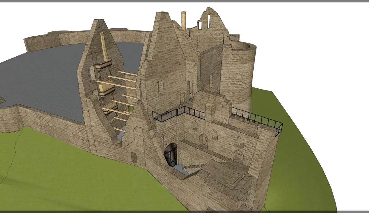 Château de Bressuire - Projet final - © Cabinet Nigues