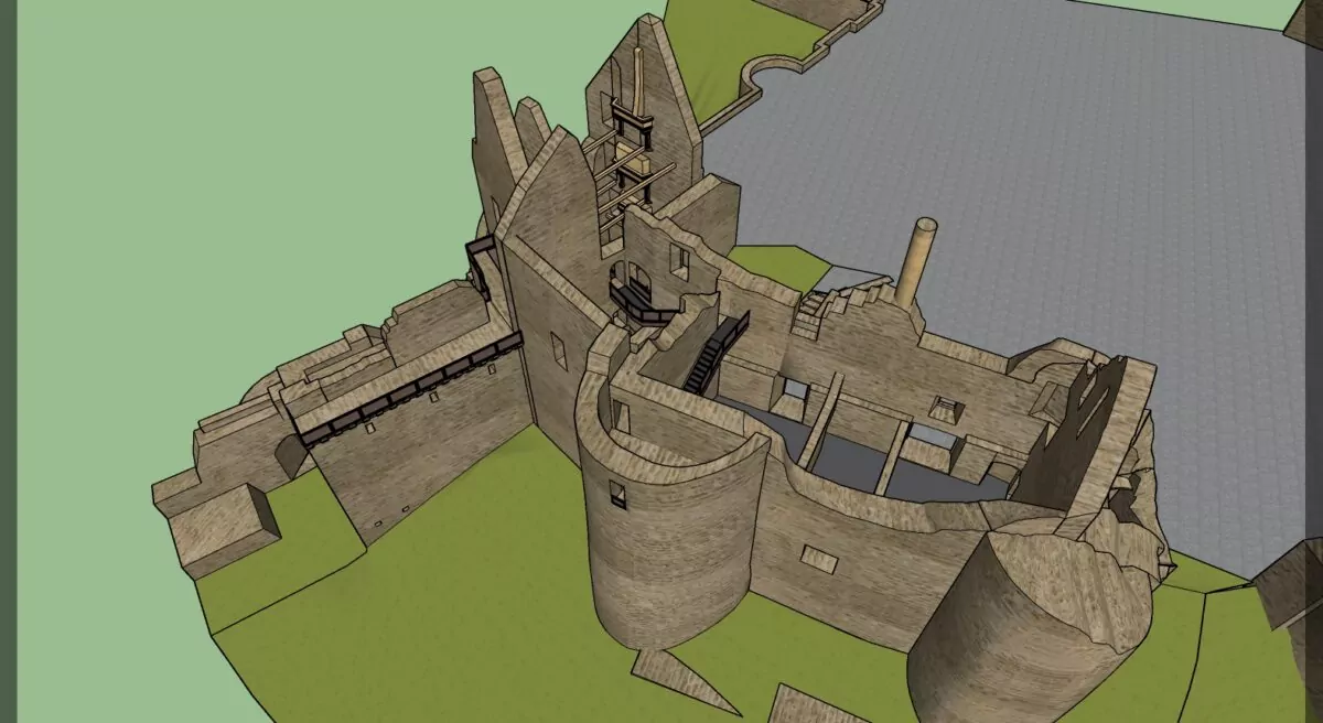 Château de Bressuire - Projet final - © Cabinet Nigues