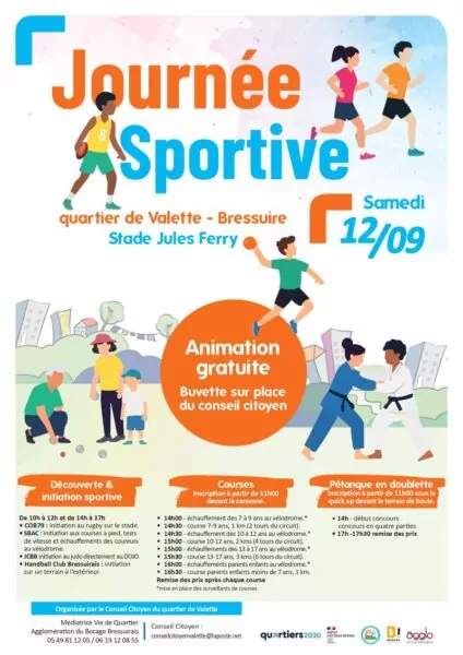 Affiche journée sportive