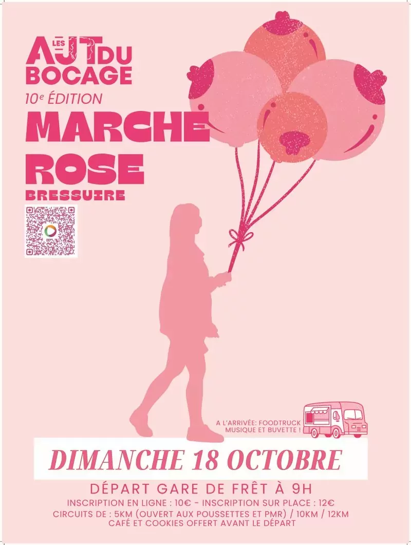 Affiche Marche Rose