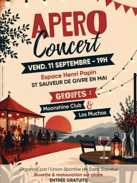 Affiche apéro concert