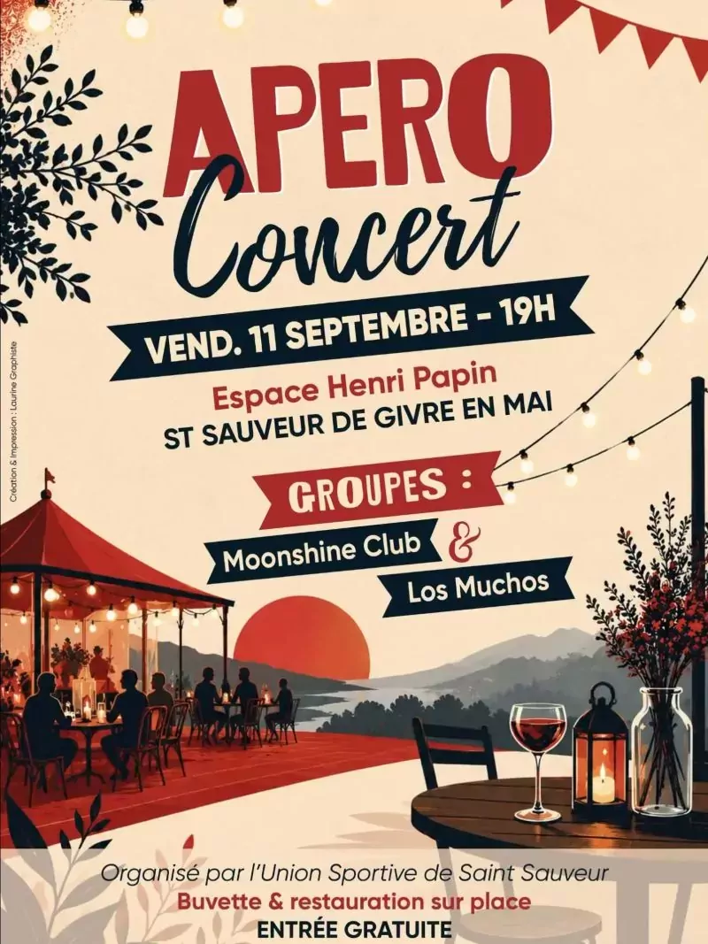 Affiche apéro concert