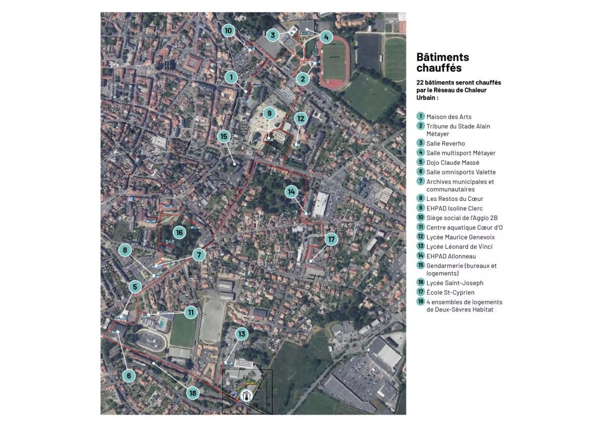 Plan du réseau de chaleur urbain - 2026