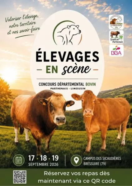 Affiche élevages en scène
