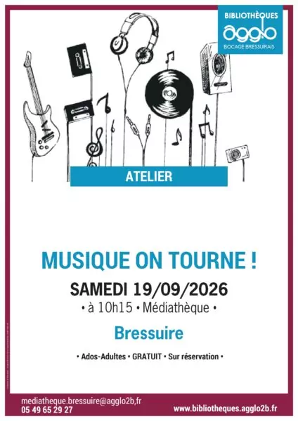 Affiche musique on tourne
