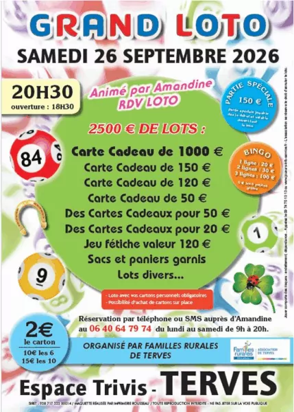 Affiche grand loto