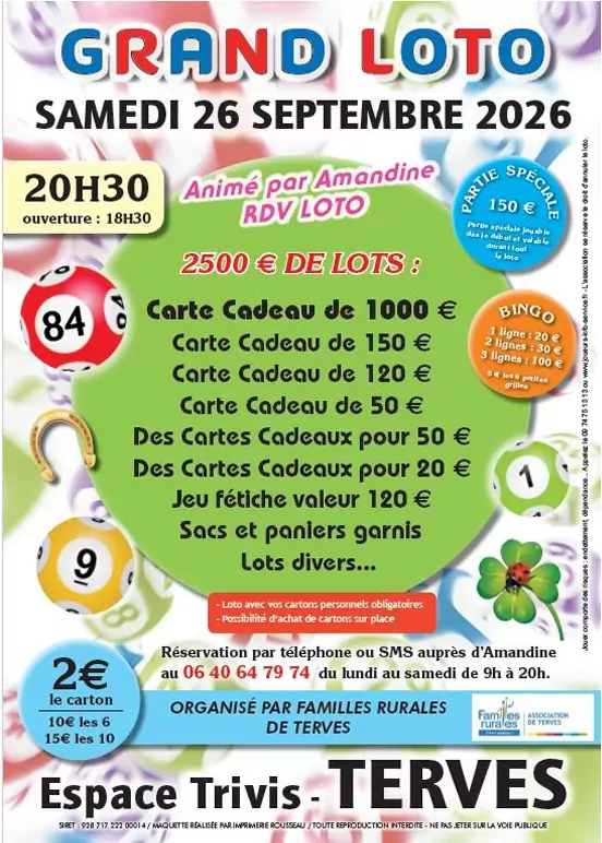 Affiche grand loto