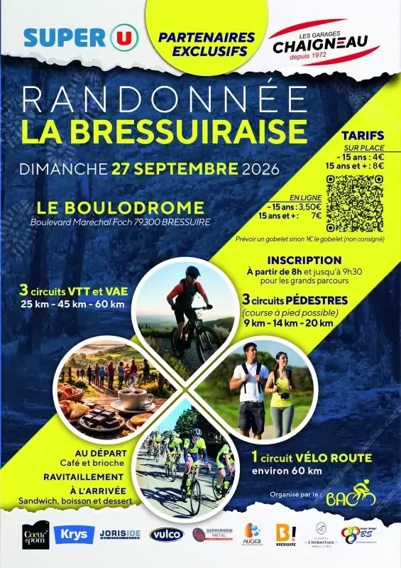 Affiche randonnée la Bressuiraise