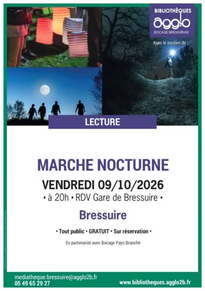 Affiche marche nocturne