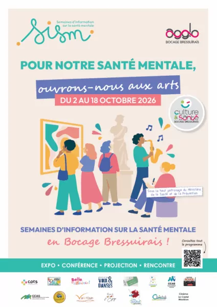 Affiche Semaines d'Information sur la Santé Mentale