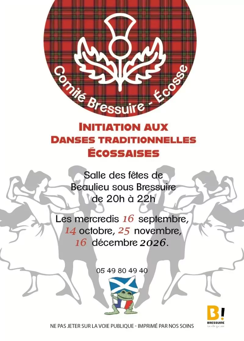 Affiche Danses traditionnelles écossaises