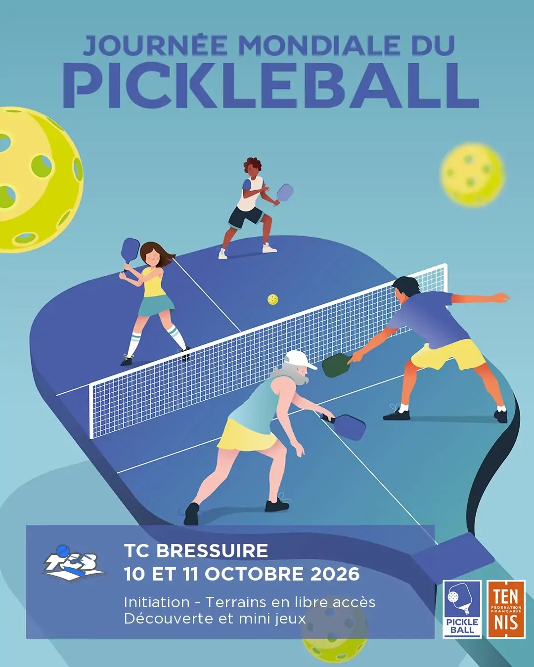 Journée mondiale pickleball