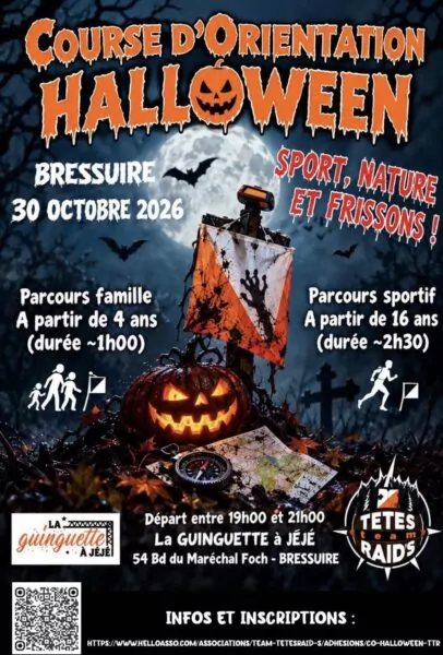 Affiche course d'orientation