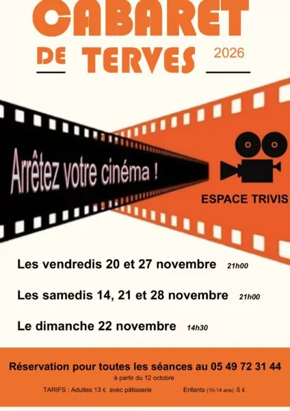 Affiche cabaret de Terves