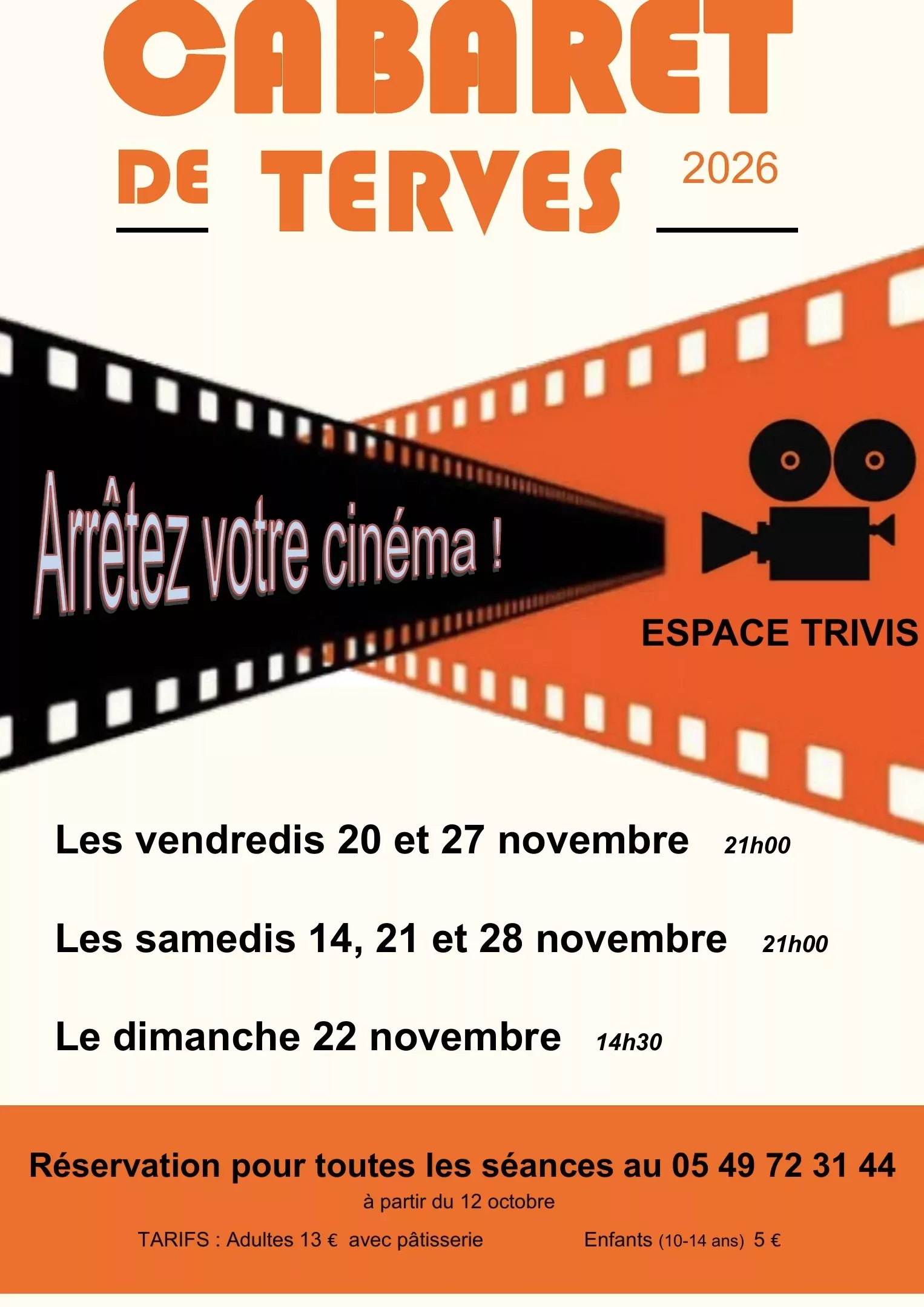 Affiche cabaret de Terves