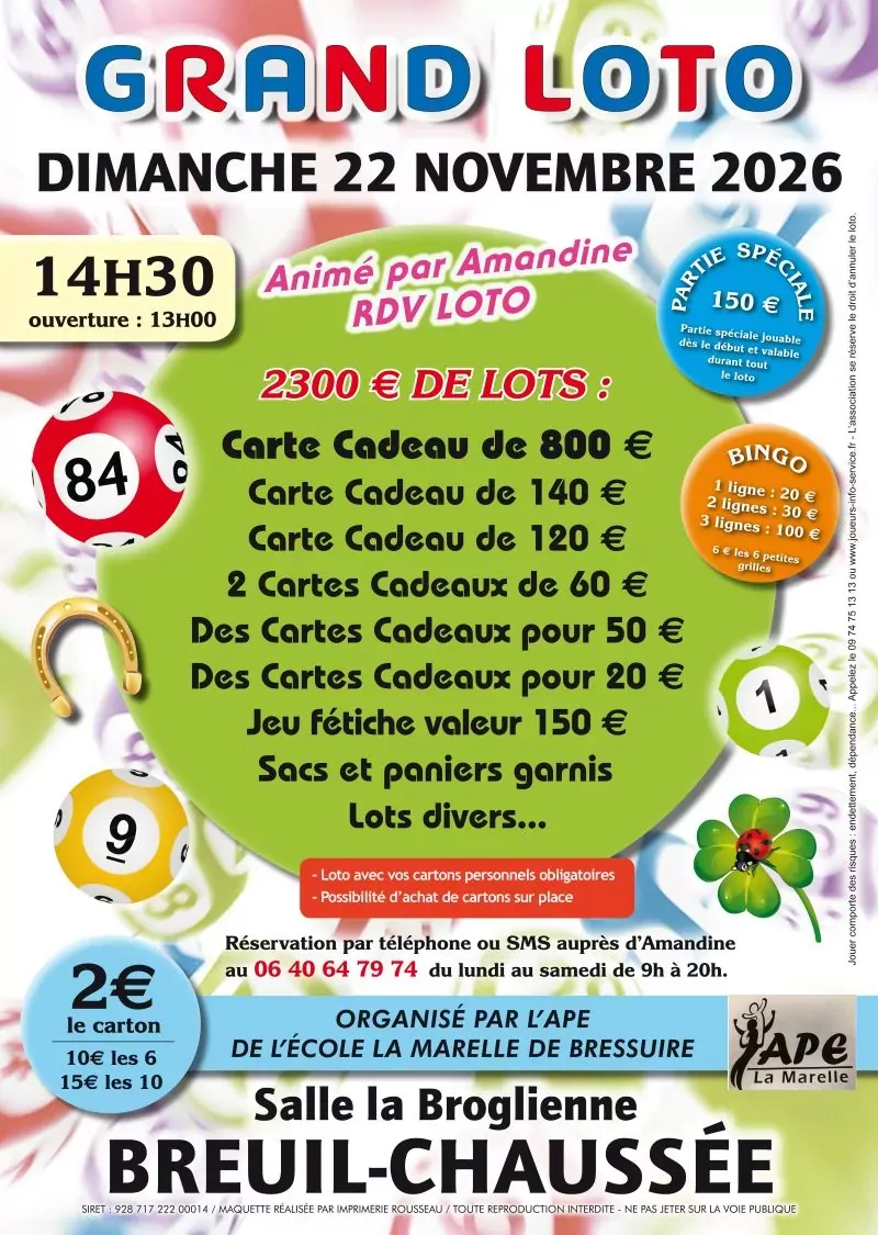 Affiche grand loto
