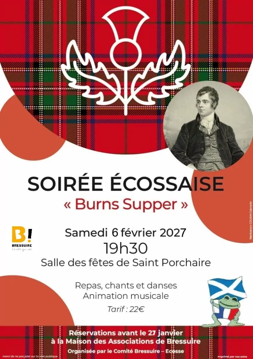 Affiche Soirée écossaise