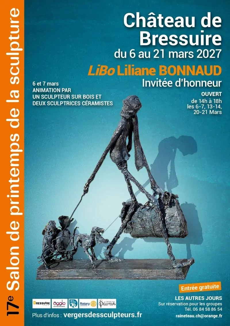 Affiche 17ème salon de printemps de la sculpture