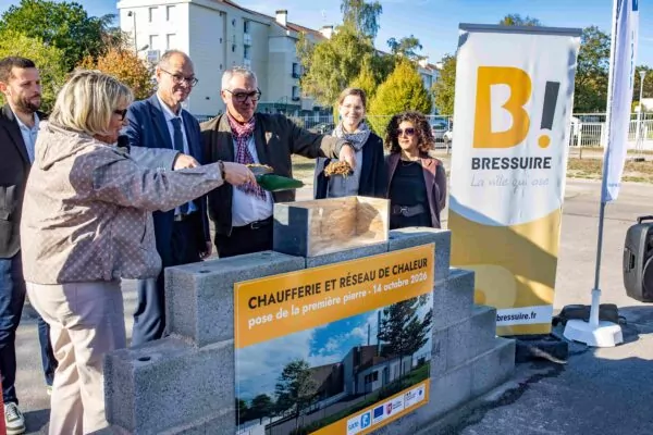 Pose de la première pierre du Réseau de Chaleur Urbain (14 octobre 2026)