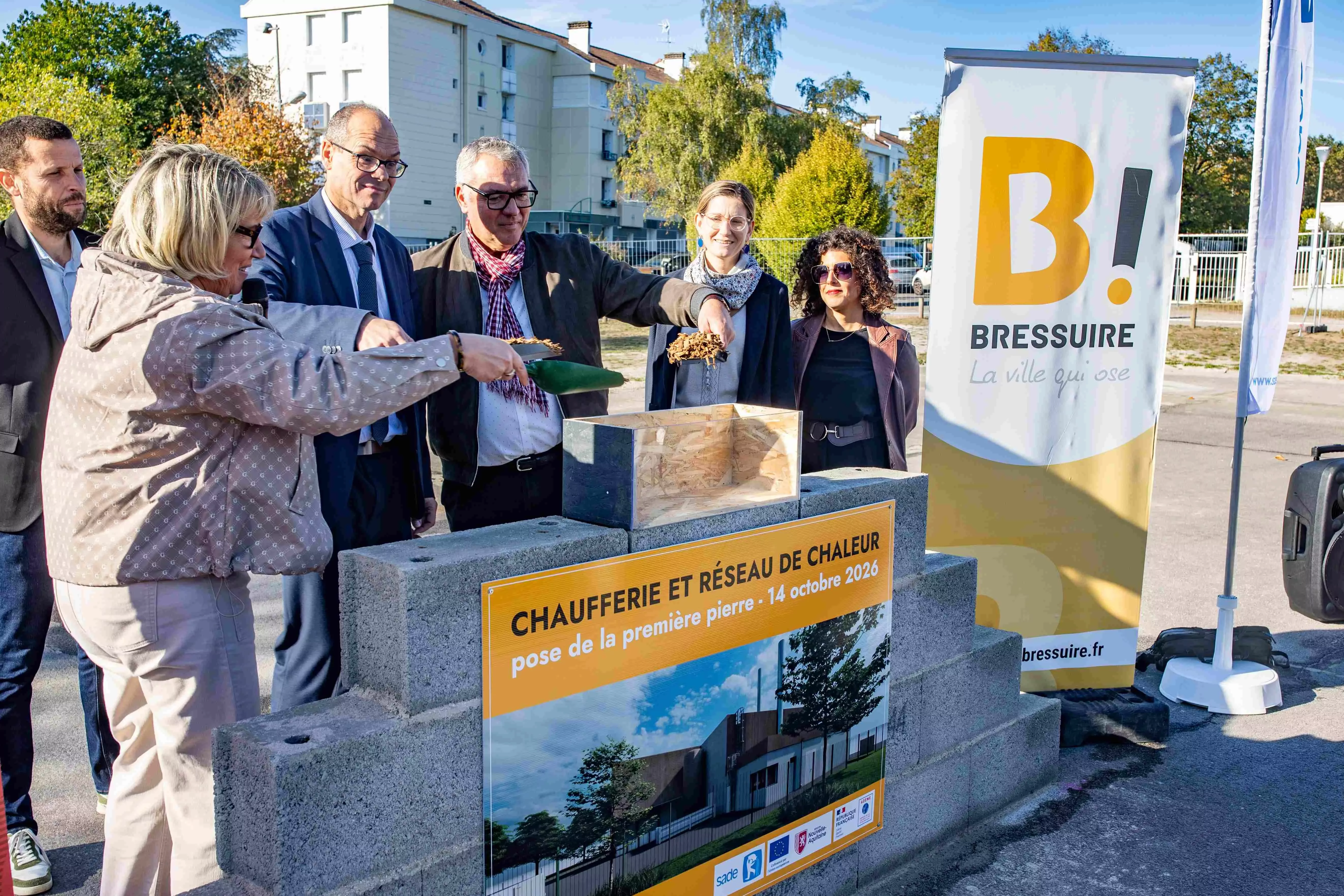 Pose de la première pierre du Réseau de Chaleur Urbain (14 octobre 2026)